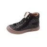 Chaussures montantes fille à lacets, pointures 26 27, en cuir