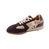 Baskets Dandin Mam'zelle couleur chocolat pour femme avec fermeture