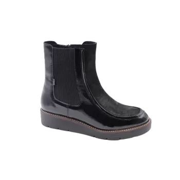 Bottines Africa D9789 Dorking noir en cuir