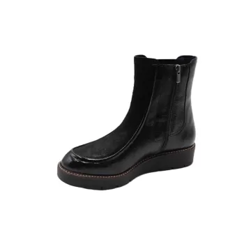 Bottines Africa D9789 Dorking noir en cuir