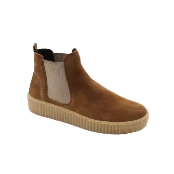 Chelsea Boots 8013.02.002 Gabor camel en cuir suede
