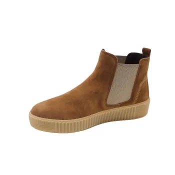 Chelsea Boots 8013.02.002 Gabor camel en cuir suede