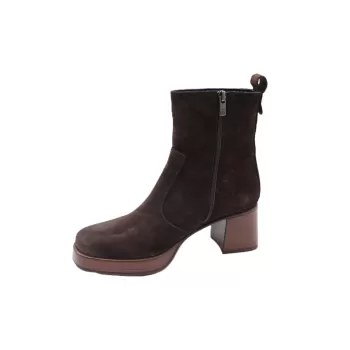 Bottines Cristel D9157 Dorking chocolat à talon