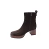 Bottines Cristel D9157 Dorking chocolat à talon