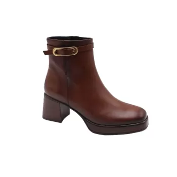 Bottines Cristel D9733 Dorking cuir marron