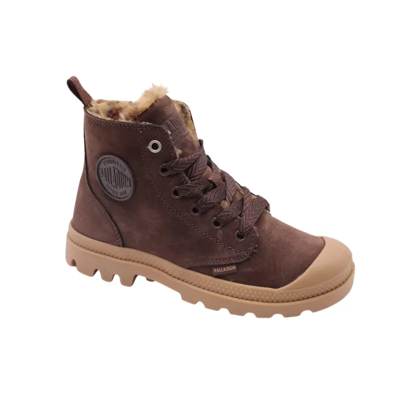 Chaussures montantes cacao 94979 Palladium