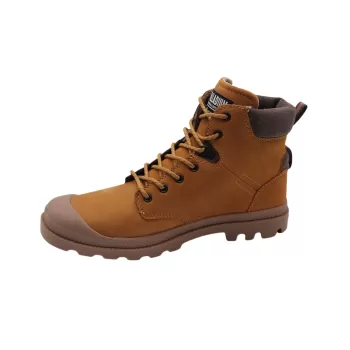 Pampa Sportcuff Palladium camel à lacets