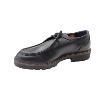 F2541 Fluchos chaussures noires à lacets