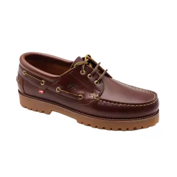 F0054 Fluchos Scott camel chaussure bateau à lacets