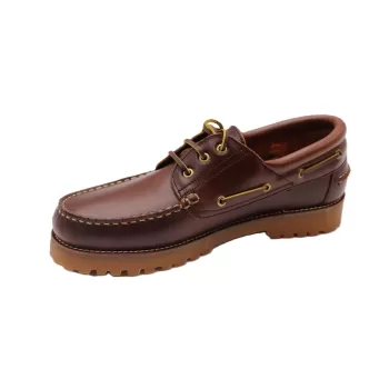 F0054 Fluchos Scott camel chaussure bateau à lacets