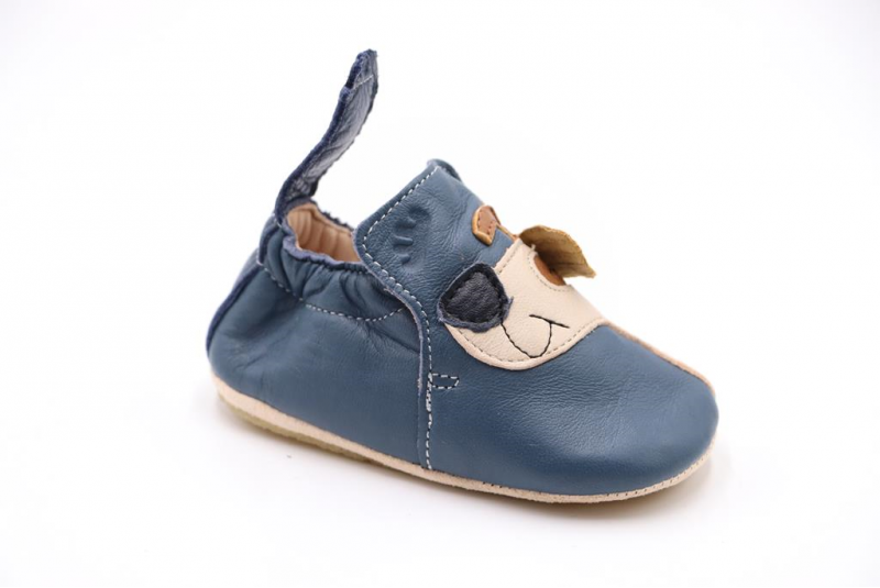 Chaussons souples bébé coloris Bleu 16 au 24 -Accessoires -Saadhia